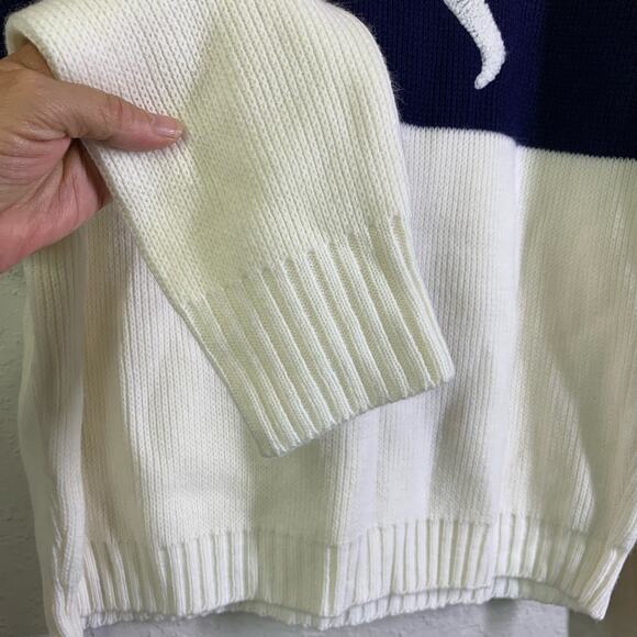 TOM GORMAN Tennis Trail Pacific Trail Sweater VTG Crew Neck Knit Tennis Player‎ - Picture 7 of 11